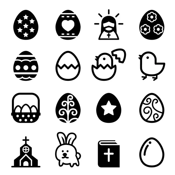 Wielkanoc ikona ilustracja symbol — Wektor stockowy