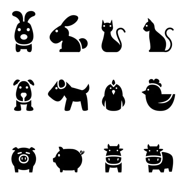 Sällskapsdjur ikon illustration symbol — Stock vektor