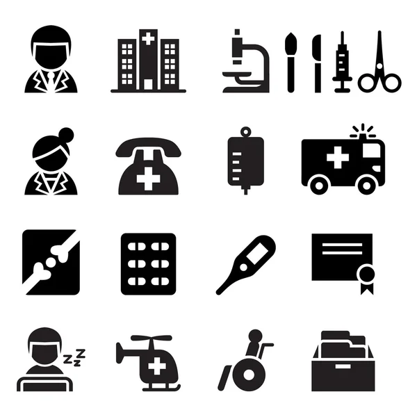 Medical icon  illustration set — Stock Vector