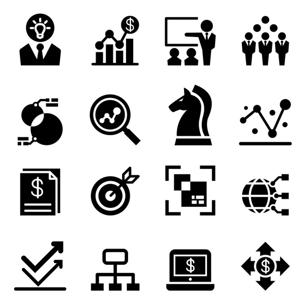 Ilustração de ícone de análise de negócios — Vetor de Stock