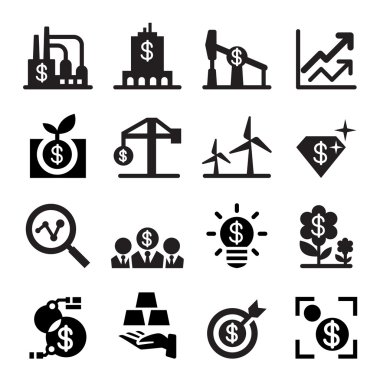 Yatırım Icon Set