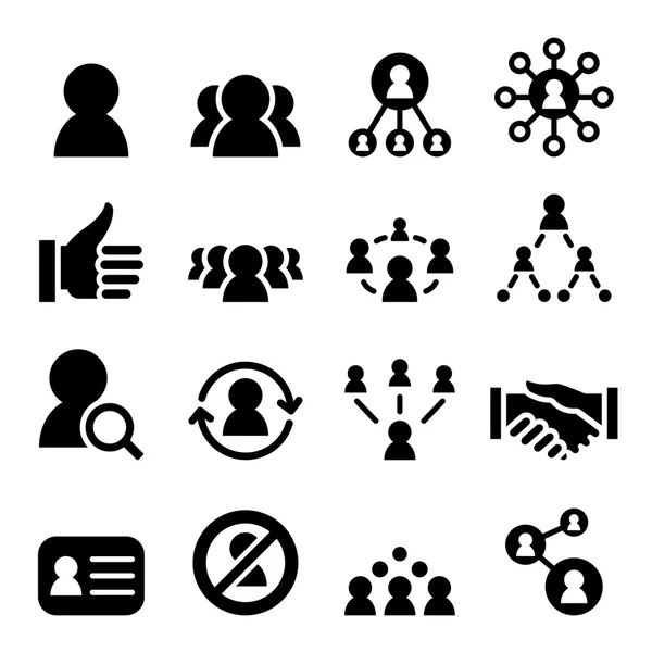 Conjunto de iconos de redes sociales Ilustración vectorial diseño gráfico — Archivo Imágenes Vectoriales