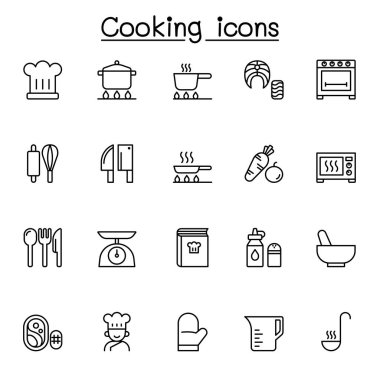 İnce çizgi stilini ayarla simgesini pişirme