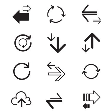 Yükleme, download, veri transferi veri simgesi Yenile