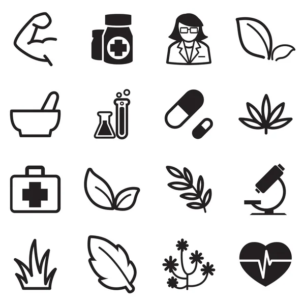Herb ikony nastavit obrázek — Stockový vektor