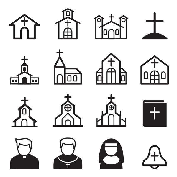 church icon Vector illustration