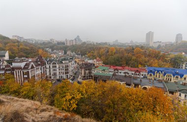Kiev tarihi merkezi Üstten Görünüm