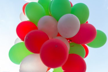 renkli balonlar demet