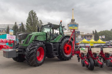 Ukrayna, Kiev - 10 Haziran 2016: Uluslararası sergiler agro-sanayii Fuarı 