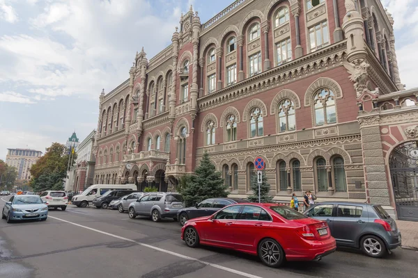Kiev, Ucrania - 30 de agosto de 2016: Construcción del Banco Nacional de Ucrania — Foto de Stock