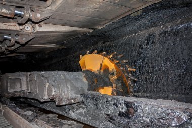 Kömür madenciliği makine kesme davul dönen