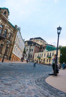 Ukrayna, Kiev - Eylül 10,2013: St Andrew's iniş - h