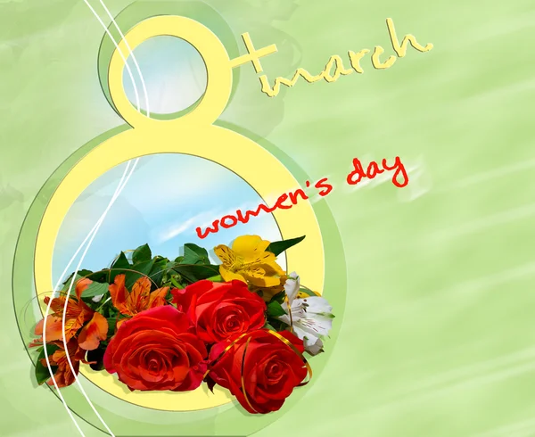 Kadınlar Günü için kart