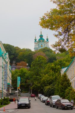 Ukrayna, Kiev - Eylül 10,2013: ticaret bölgesinin görünümü