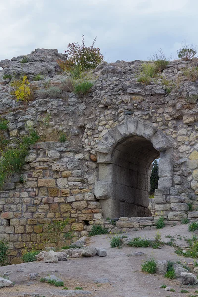 Las ruinas de la antigua ciudad de Hersonissos. Crimea — Foto de Stock