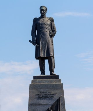 Monument to Admiral Nakhimov, led the defense of Sevastopol