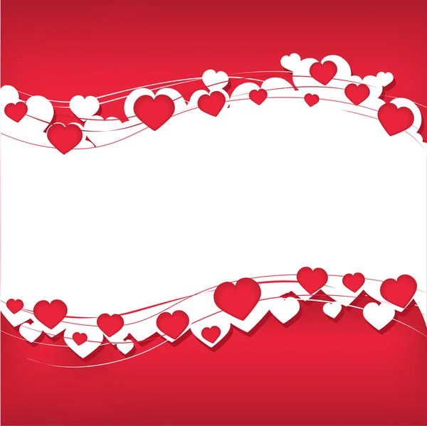 Background for text with hearts. Vector illustration — Stock Vector