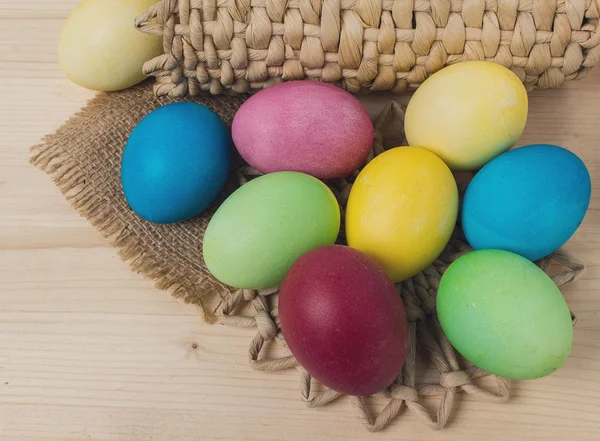 Sammansättningen av påskägg — Stockfoto