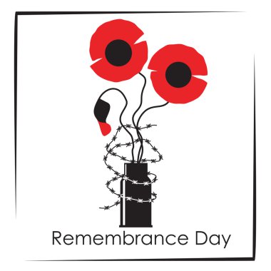 Remembrance day symbol clipart