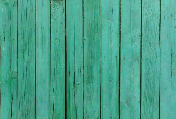 Πράσινη χρωματισμένα ξύλινες σανίδες. Υπόβαθρο και υφή — Φωτογραφία Αρχείου