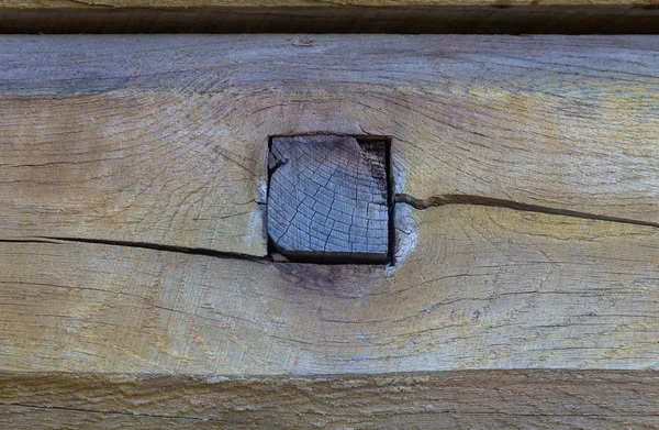 Antiguos troncos de madera agrietados. Fondos y texturas — Foto de Stock