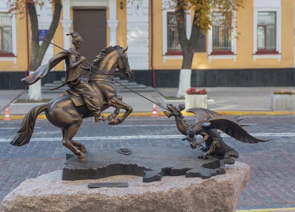 Kiev, Ucrania - 17 de septiembre de 2015: Monumento a los defensores de la integridad territorial de Ucrania —  Fotos de Stock