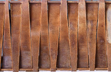 Paslı metal plakalar tasarımı. Arka planlar ve dokular