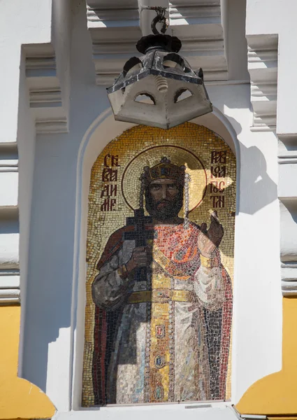 Mural on the facade of St. Vladimir cathedral. Kiev, Ukraine — Stock Photo, Image