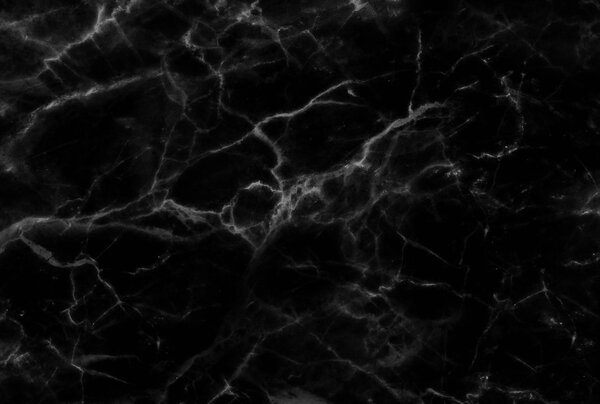Abstract black marble texture in natural patterned.