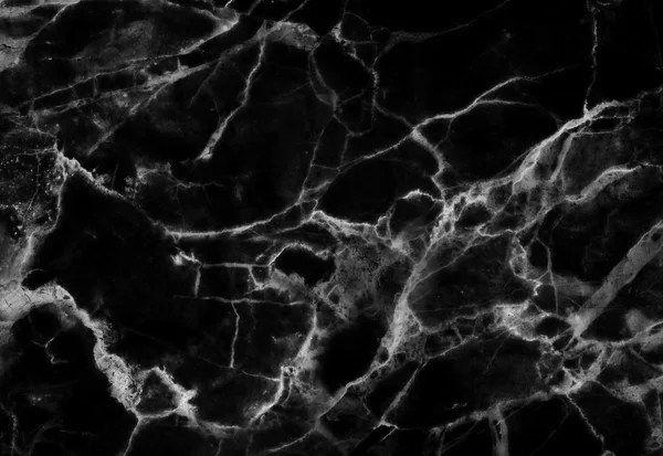 Černé (tmavé) mramor vzorované pozadí textury (přírodní vzory). — Stock fotografie