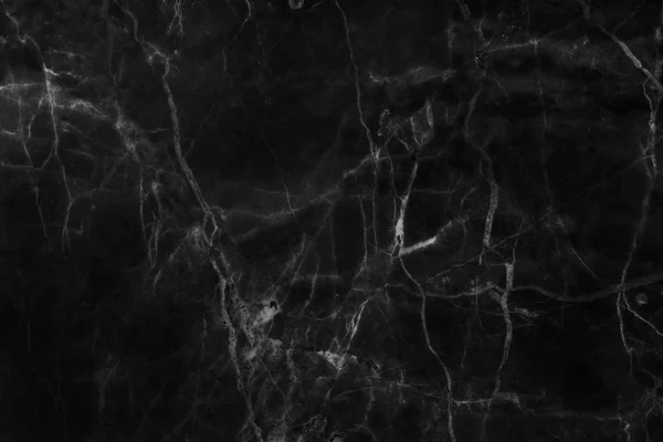 Texture astratta in marmo nero con motivi naturali. — Foto Stock