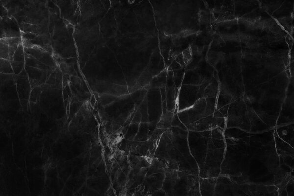 Abstract black marble texture in natural patterned.