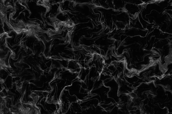 Abstrakte Textur aus schwarzem Marmor in natürlichen Mustern. — Stockfoto