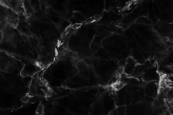 Abstract black marble texture in natural patterned. — Stock Photo, Image