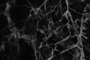 Siyah mermer desen arka plan, tasarım için mermerin detaylı yapısı.