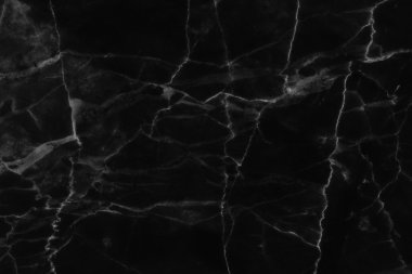 Siyah mermer desen arka plan, tasarım için mermerin detaylı yapısı.
