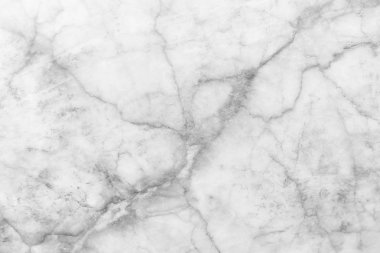Beyaz (gri) mermer dokusu arka plan, mermerin tasarım için ayrıntılı yapısı.