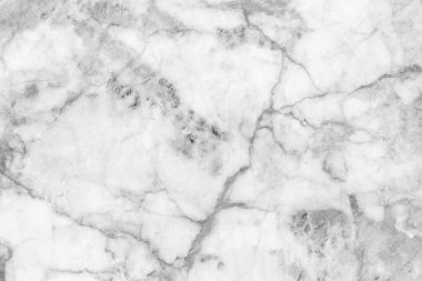 Beyaz (gri) mermer dokusu arka plan, mermerin tasarım için ayrıntılı yapısı.