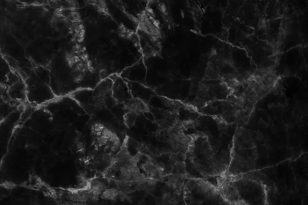 Černá mramorová textura pozadí, detailní struktura mramoru pro design. — Stock fotografie