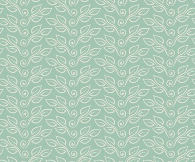 Vintage yaprak seamless modeli.