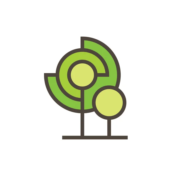 Tree vector icon. — Stock Vector
