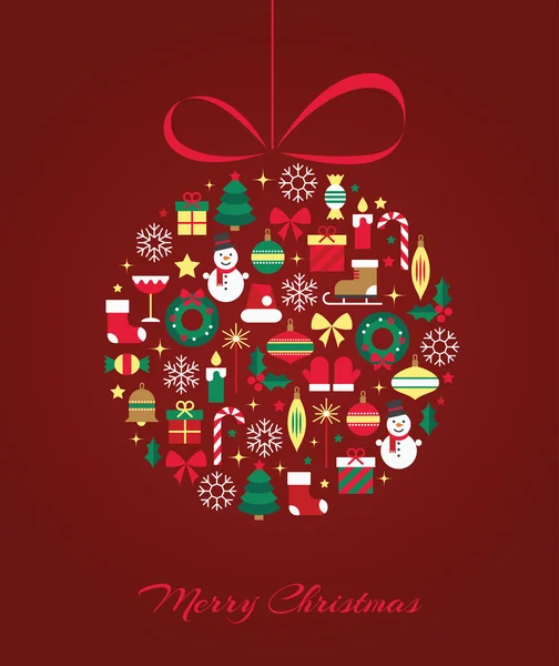 xmas topu ile Noel arka plan.