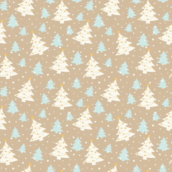 Stylish christmas tree pattern. — Stock Vector