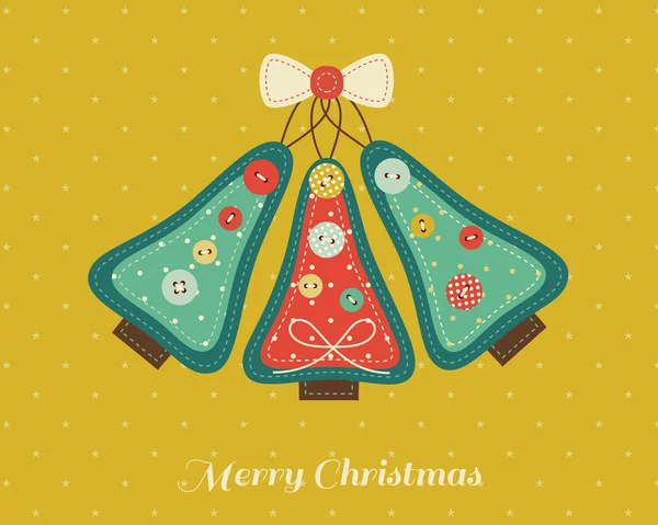 Colorful Christmas card. — Stock Vector