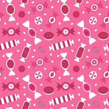 Şekerler seamless modeli.