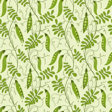 Yeşil bezelye, seamless modeli.