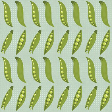 Yeşil bezelye desen.