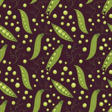 yeşil bezelye seamless modeli.