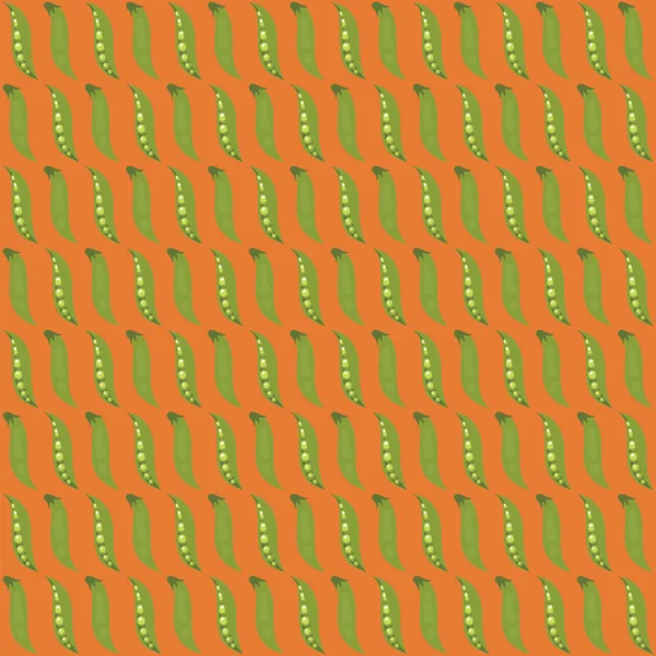 抽象的无缝图案的绿豌豆. — 图库矢量图片