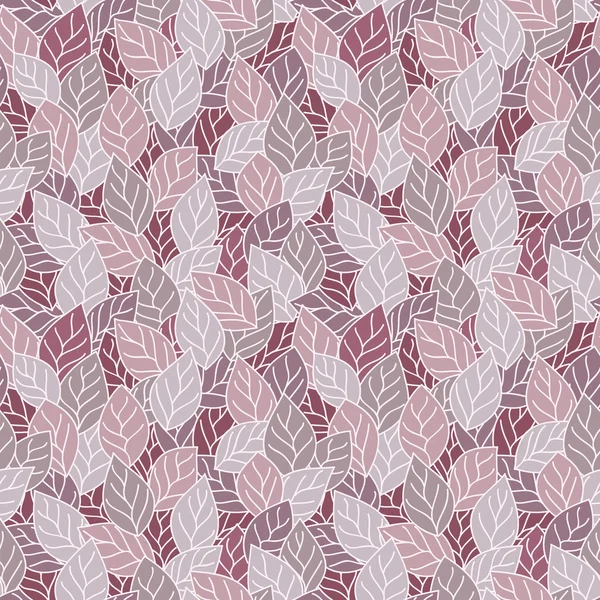 Modèle sans couture avec des feuilles. — Image vectorielle